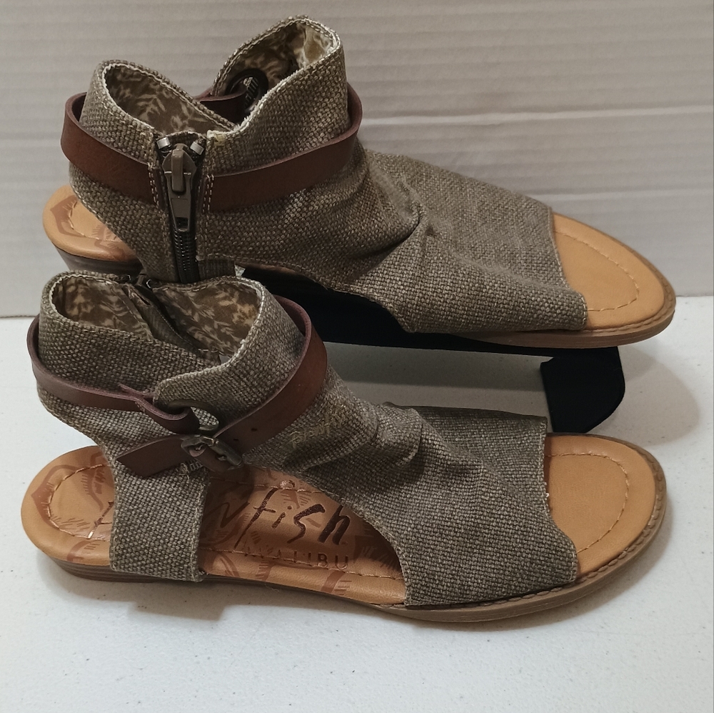 Blowfish Women's Brown and Tan Sandals Size 7.5 NWOT